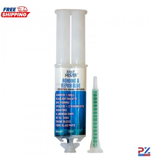 Fast Mover MMA Structural Bonding Glue 2 Part Repair Adhesive 25ml FMT6377